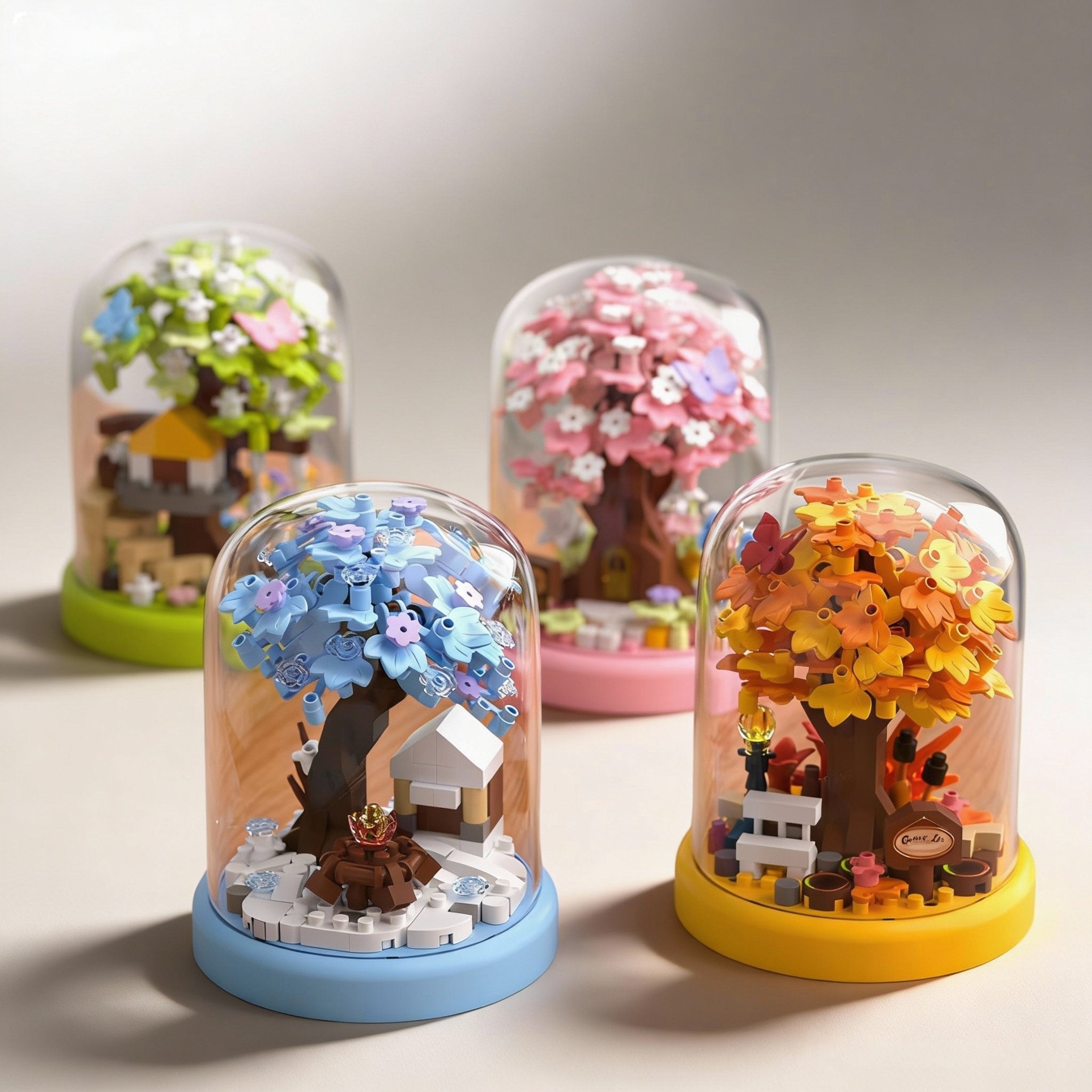 Drzewka Klockix Wszyskie Kolory